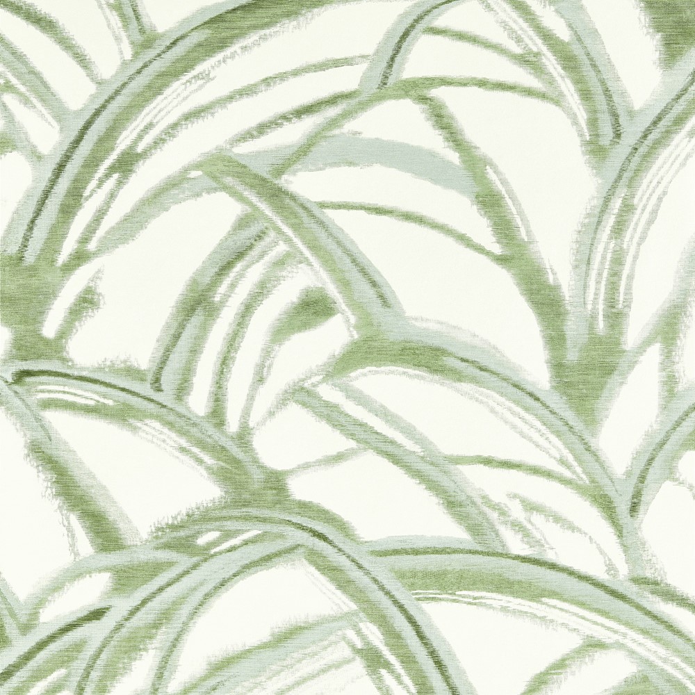 Kimono Abstract Wallpaper 113226 by Harlequin in Seaglass Evergreen